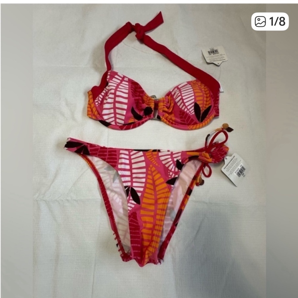 Body Glove Vibrant Red and Orange Bikini